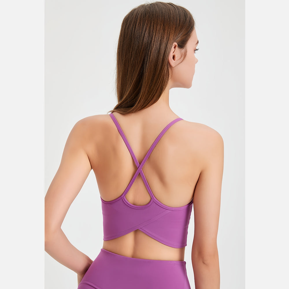 
                  
                    Thin strap cross-back sports bra for yoga accessories18
                  
                