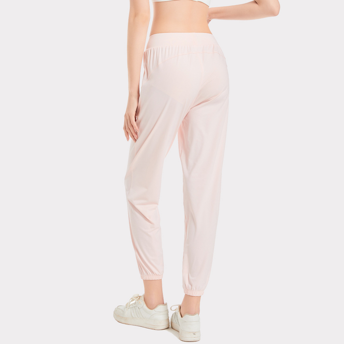 
                  
                    High-Waisted Quick-Dry Yoga Pants - Breathable Loose Fit Fitness Trousers
                  
                